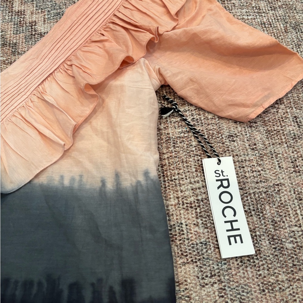 St Roche Sabine Top in Pink/Grey NWT - Picture 5 of 7